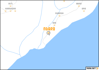 map of Ndaro