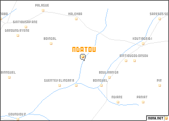 map of Ndatou