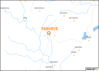 map of Ndavaya