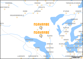 map of Ndawambe