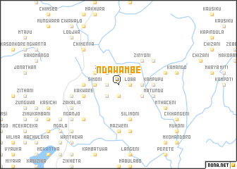 map of Ndawambe