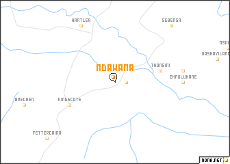 map of Ndawana