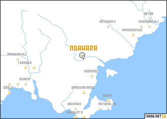 map of Ndawara