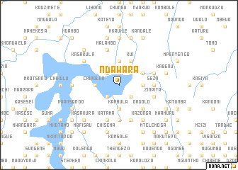 map of Ndawara