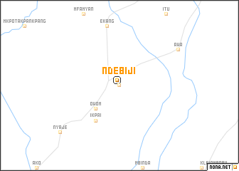 map of Ndebiji