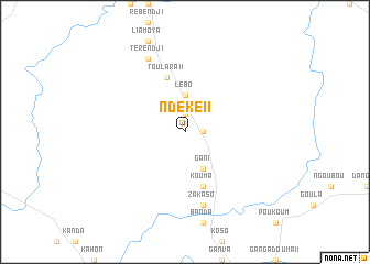 map of Ndéké II