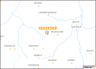 map of Ndekesha