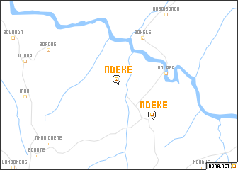 map of Ndeke