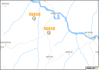 map of Ndeke