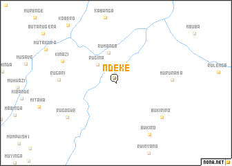 map of Ndeke