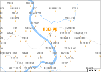 map of Ndekpo