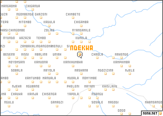 map of Ndekwa