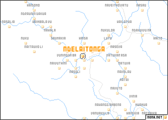 map of Ndelaitonga