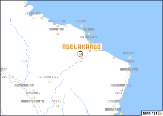map of Ndelakando