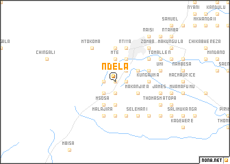 map of Ndela