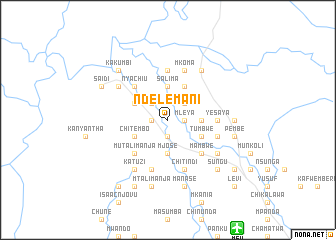 map of Ndelemani