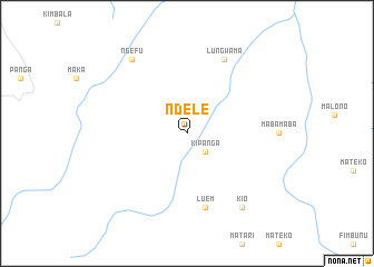 map of Ndele