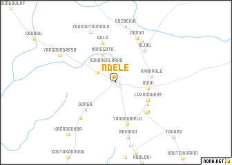 map of Ndélé