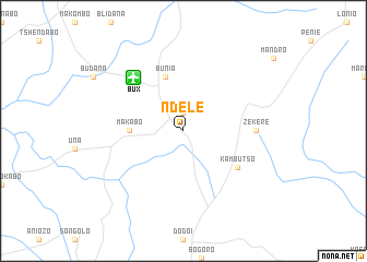 map of Ndele