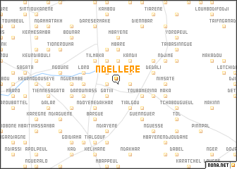 map of Ndéllère