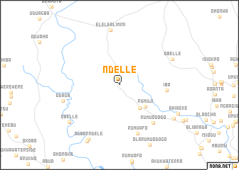 map of Ndelle