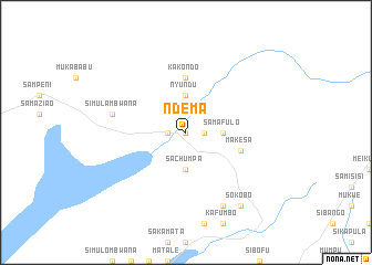 map of Ndema