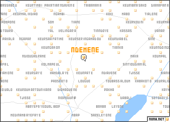 map of Ndémène