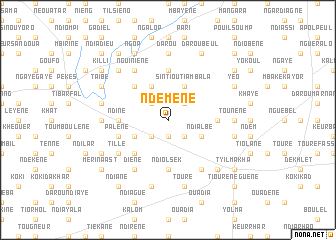 map of Ndémène