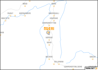 map of Ndemï