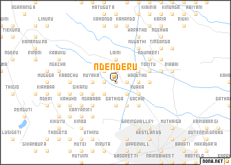 map of Ndenderu