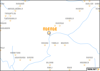 map of Ndendé