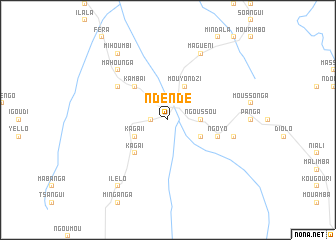 map of Ndendé