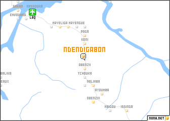 map of Ndendi Gabon