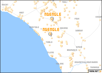 map of Ndénglé