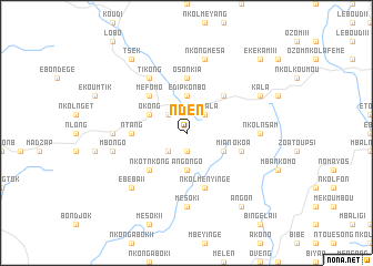 map of Nden