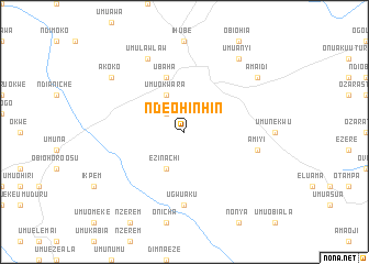 map of Nde Ohinhin