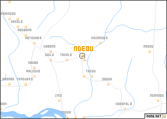 map of Ndéou