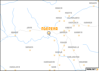 map of Nderema
