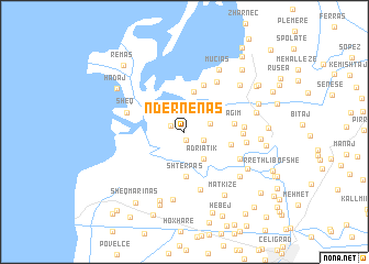 map of Ndërnënas