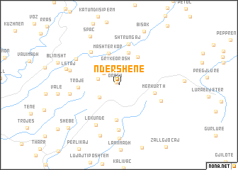 map of Ndërshenë