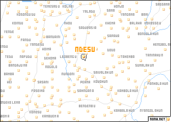 map of Ndesu
