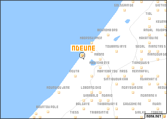 map of Ndeune