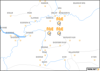 map of Nde