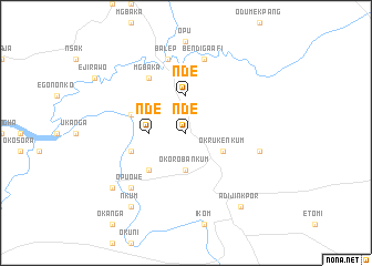map of Nde