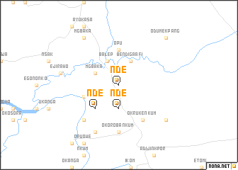 map of Nde