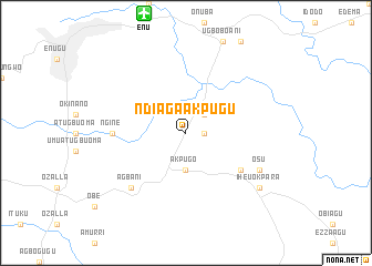 map of Ndiaga Akpugu