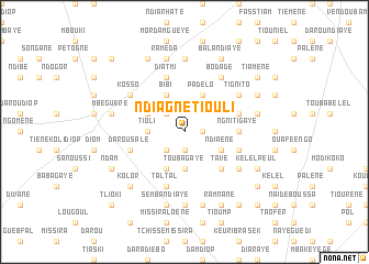 map of Ndiagne Tiouli