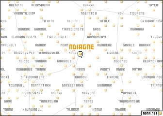 map of Ndiagne