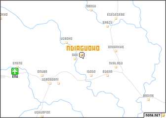 map of Ndiaguowo
