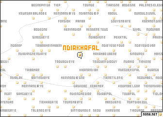map of Ndiakha Fal